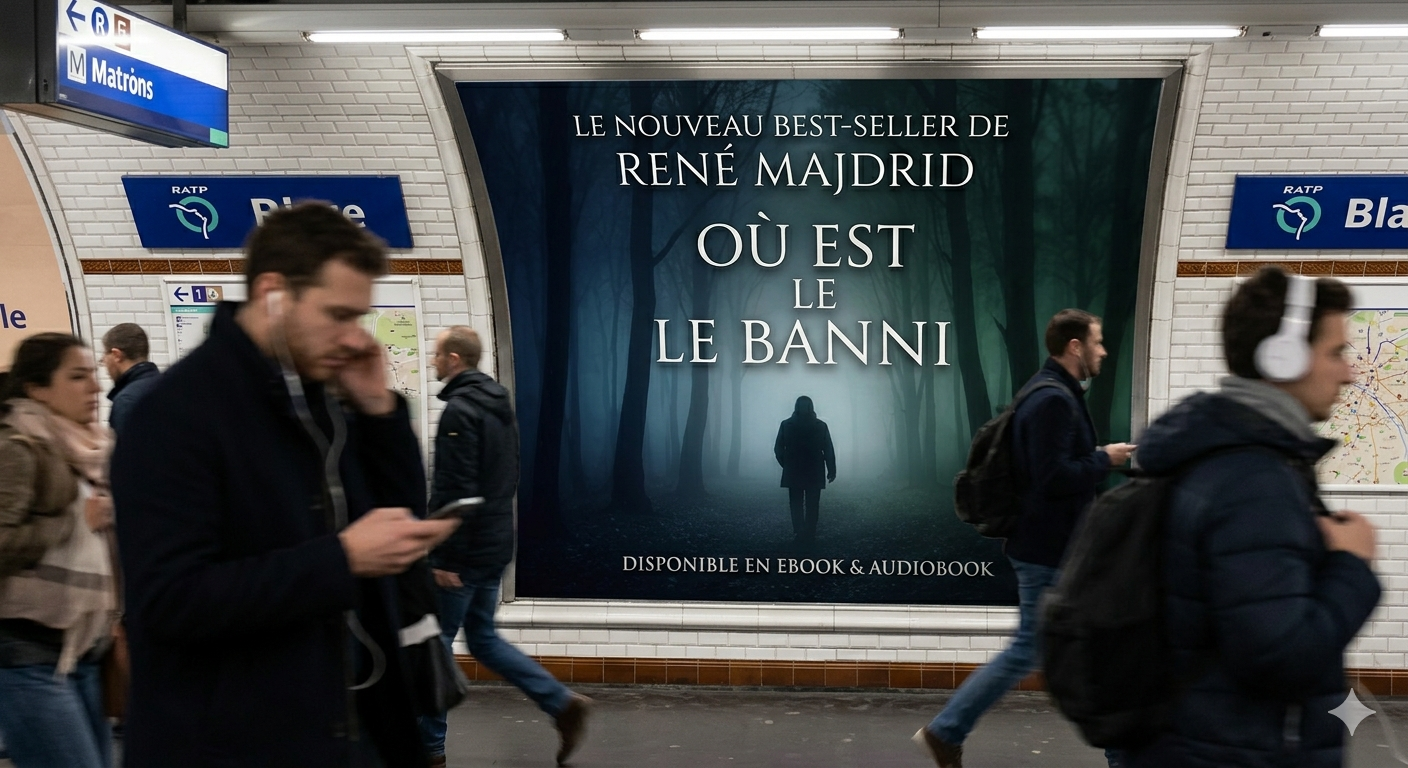 Best-seller métro advertisement